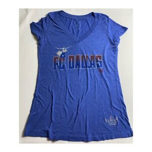 Adidas Originals FC DALLAS Vintage Womens Blue Size Medium